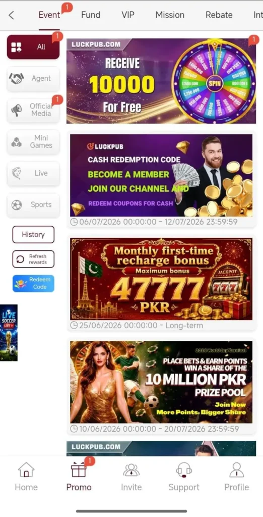 LUCKPUB Game