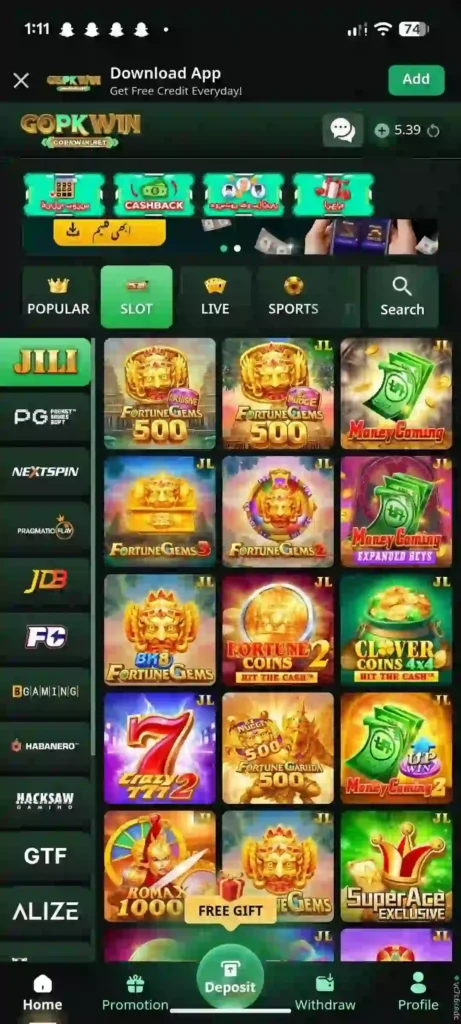 GopkWin Game
